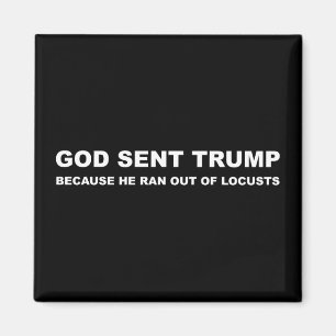 Gott schickte Trump, weil er aus den Schlägen gera Magnet