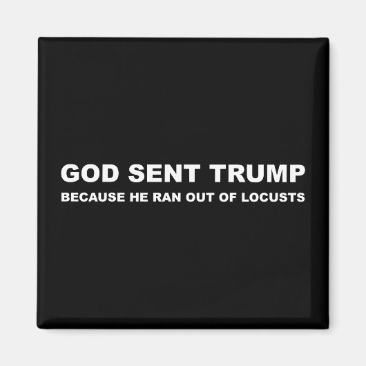 Gott schickte Trump, weil er aus den Schlägen gera Magnet (Vorne)