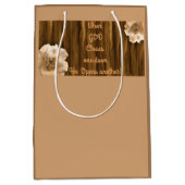 Gott schließt eine Tür öffnet eine weitere Geschen Mittlere Geschenktüte (Vorderseite)