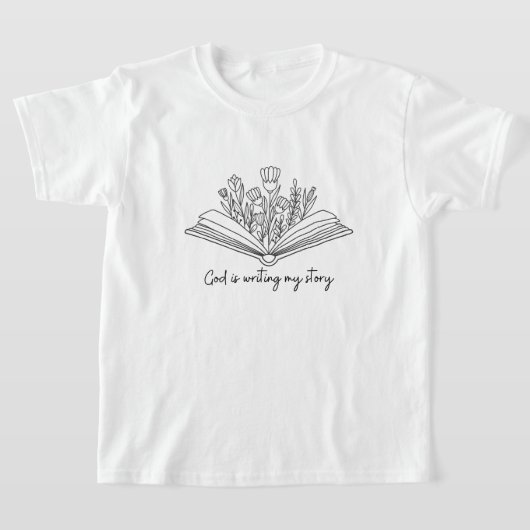 Gott schreibt mein Christliches Shirt des Kindes (Ablage )