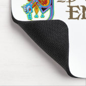 Gott schuf Englisch Mousepad (Ecke)