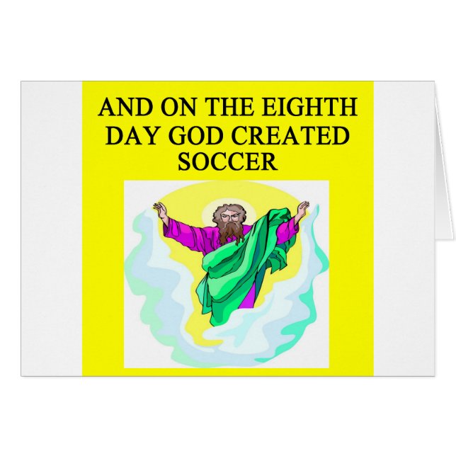 Gott schuf Fußball (Vorderseite (Horizontal))