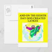 Gott schuf Gitter Postkarte (Vorne/Hinten)