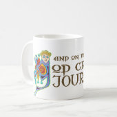 Gott schuf Journalismus Kaffeetasse (Vorderseite Links)
