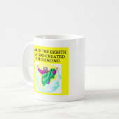 Gott schuf Linie Tanzen Kaffeetasse (Vorderseite Links)