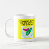 Gott schuf Linie Tanzen Kaffeetasse (Links)