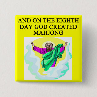 Gott schuf mahjong button