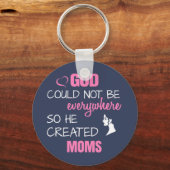 Gott schuf Mamas Schlüsselanhänger (Vorderseite)