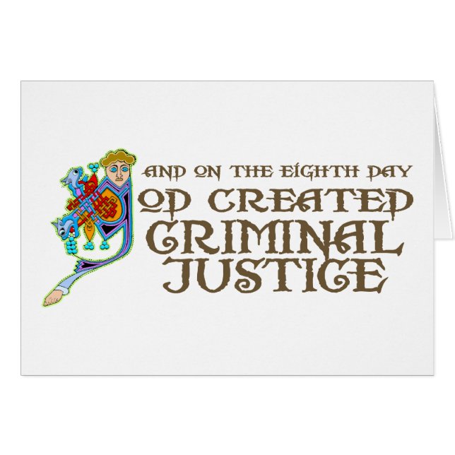 Gott schuf Strafjustiz (Vorderseite (Horizontal))