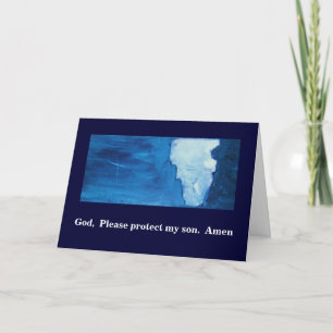 GOTT, SCHÜTZEN BITTE MEINEN SOHN KARTE