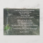 Gott schützt dich vor Lügnern Postkarte (Vorderseite)