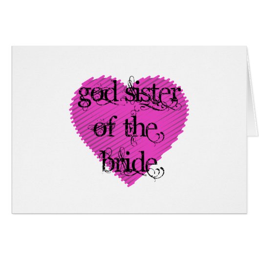 Gott-Schwester der Braut (Vorderseite (Horizontal))