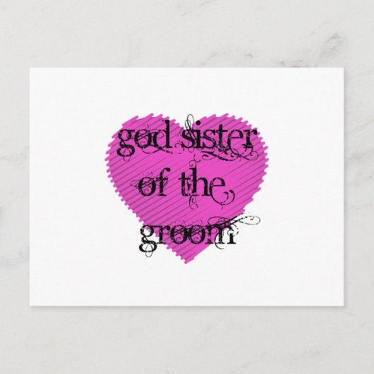 Gott-Schwester Postkarte (Vorderseite)