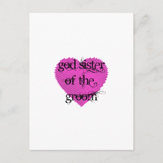 Gott-Schwester Postkarte (Vorderseite)