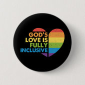 Gott Schwul Christlich Lgbt Button (Vorderseite)