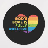 Gott Schwul Christlich Lgbt Etiketten (Design 2)