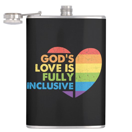 Gott Schwul Christlich Lgbt Flachmann (Geöffnet)