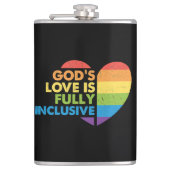Gott Schwul Christlich Lgbt Flachmann (Vorderseite)