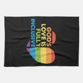 Gott Schwul Christlich Lgbt Geschirrtuch (Horizontal)