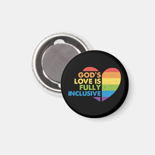 Gott Schwul Christlich Lgbt Magnet (Vorderseite/Rückseite)