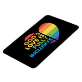 Gott Schwul Christlich Lgbt Magnet (Linke Seite)