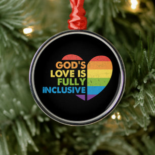 Gott Schwul Christlich Lgbt Ornament Aus Metall