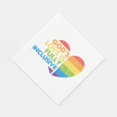 Gott Schwul Christlich Lgbt Serviette (Ecke)