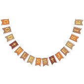 Gott segne 6 Briefe neutrale Taufen Bestätigung Wimpelkette (Alle)