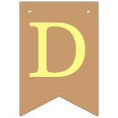 Gott segne 6 Briefe neutrale Taufen Bestätigung Wimpelkette (Dritte Fahne)