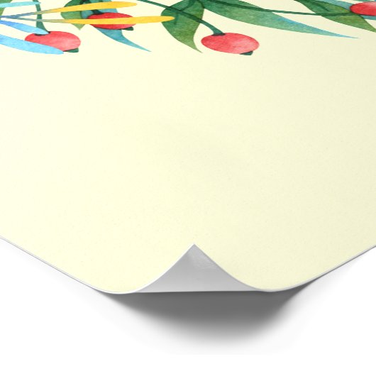 Gott segne alle in diesem Poster (Ecke)