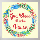 Gott segne alle in diesem Poster (Vorne)
