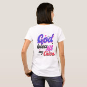Gott segne alle meine Chicas T-Shirt (Schwarz voll)