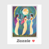 Gott segne alles unter dem Mond Aufkleber (Blatt)