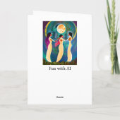 Gott segne alles unter dem Mond Karte (Rückseite)