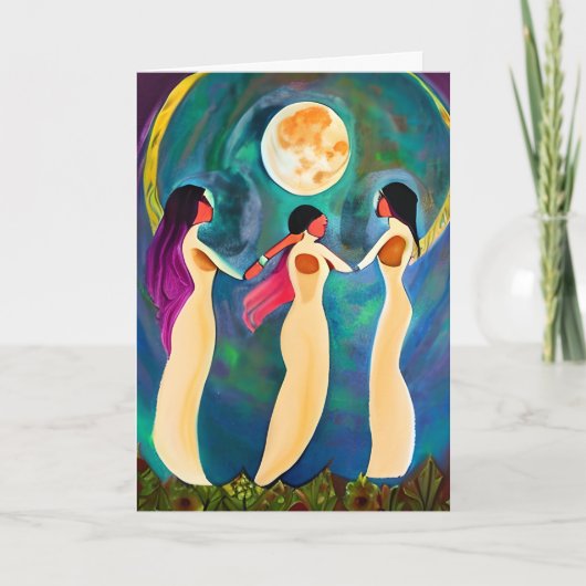 Gott segne alles unter dem Mond Karte (Vorderseite)