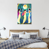 Gott segne alles unter dem Mond Leinwanddruck (Insitu (Schlafzimmer))