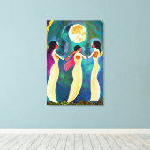 Gott segne alles unter dem Mond Leinwanddruck (Insitu (Holzboden))