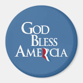 Gott segne Amercia.png Magnet (Vorne)
