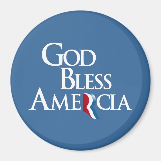 Gott segne Amercia.png Magnet (Vorne)