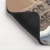 Gott segne America Beach Sign Mousepad (Ecke)