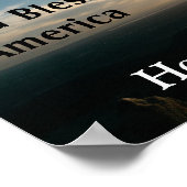 Gott segne America Poster (Ecke)