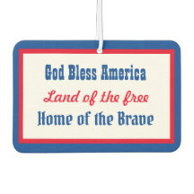 Gott segne America Retro Patriotic Red Blue White