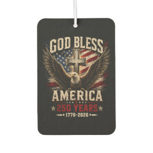 Gott segne Amerika 250 Jahre 1776-2026 Autolufterfrischer