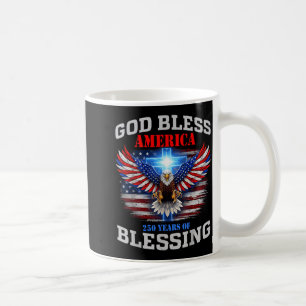 Gott segne Amerika 250 Jahre Segen 1776 2026 Kaffeetasse