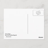 Gott segne Amerika/Amerikanische Gotik Postkarte (Rückseite)