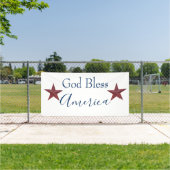 Gott segne Amerika anpassbar Banner (Insitu)