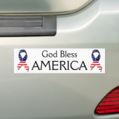 Gott segne Amerika Autoaufkleber (Auf Auto)