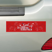 Gott segne Amerika Autoaufkleber (Auf Auto)