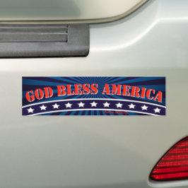 Gott segne Amerika Autoaufkleber