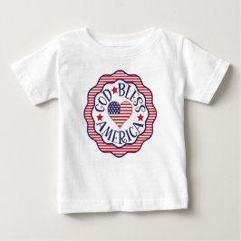 Gott segne Amerika Baby T-shirt